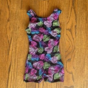 NWOT Girls Gymnastics Unitard 4/5